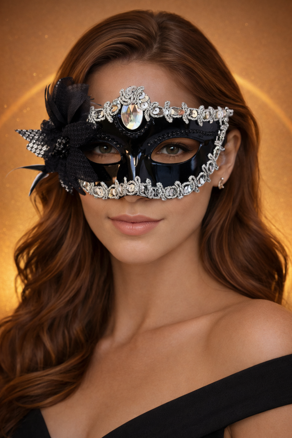 Masque Vénitien | L'Éclat Blanc