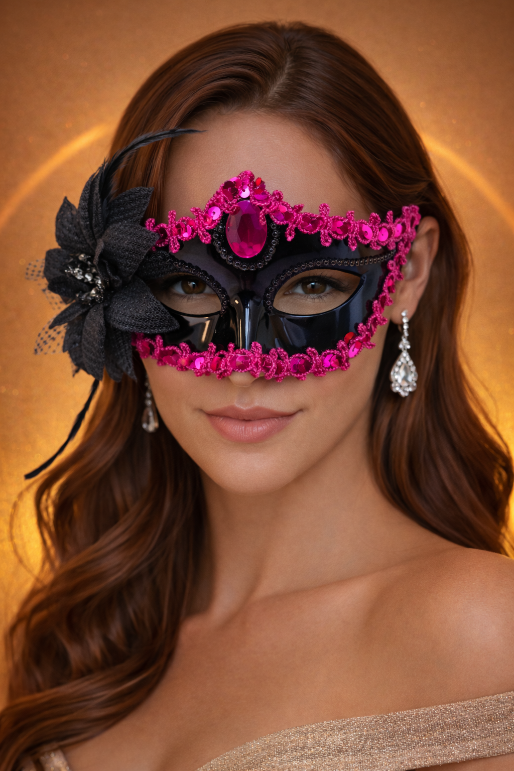 Masque Vénitien | L'Éclat Rose