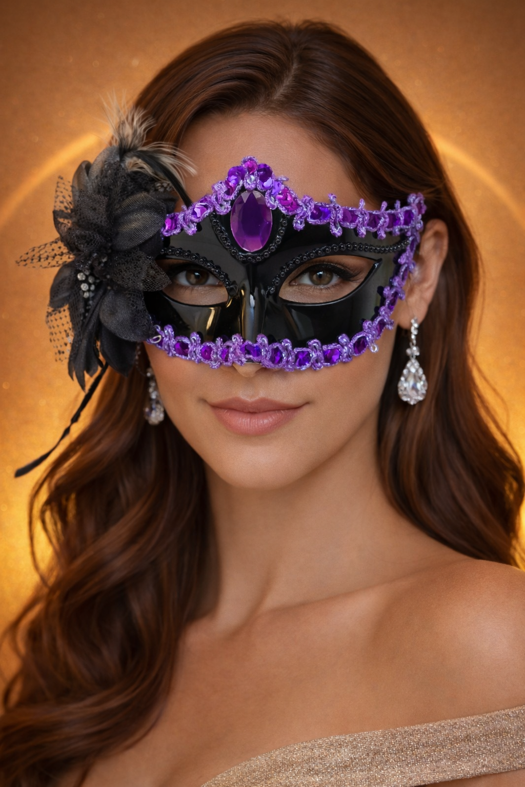 Masque Vénitien | L'Éclat Violet