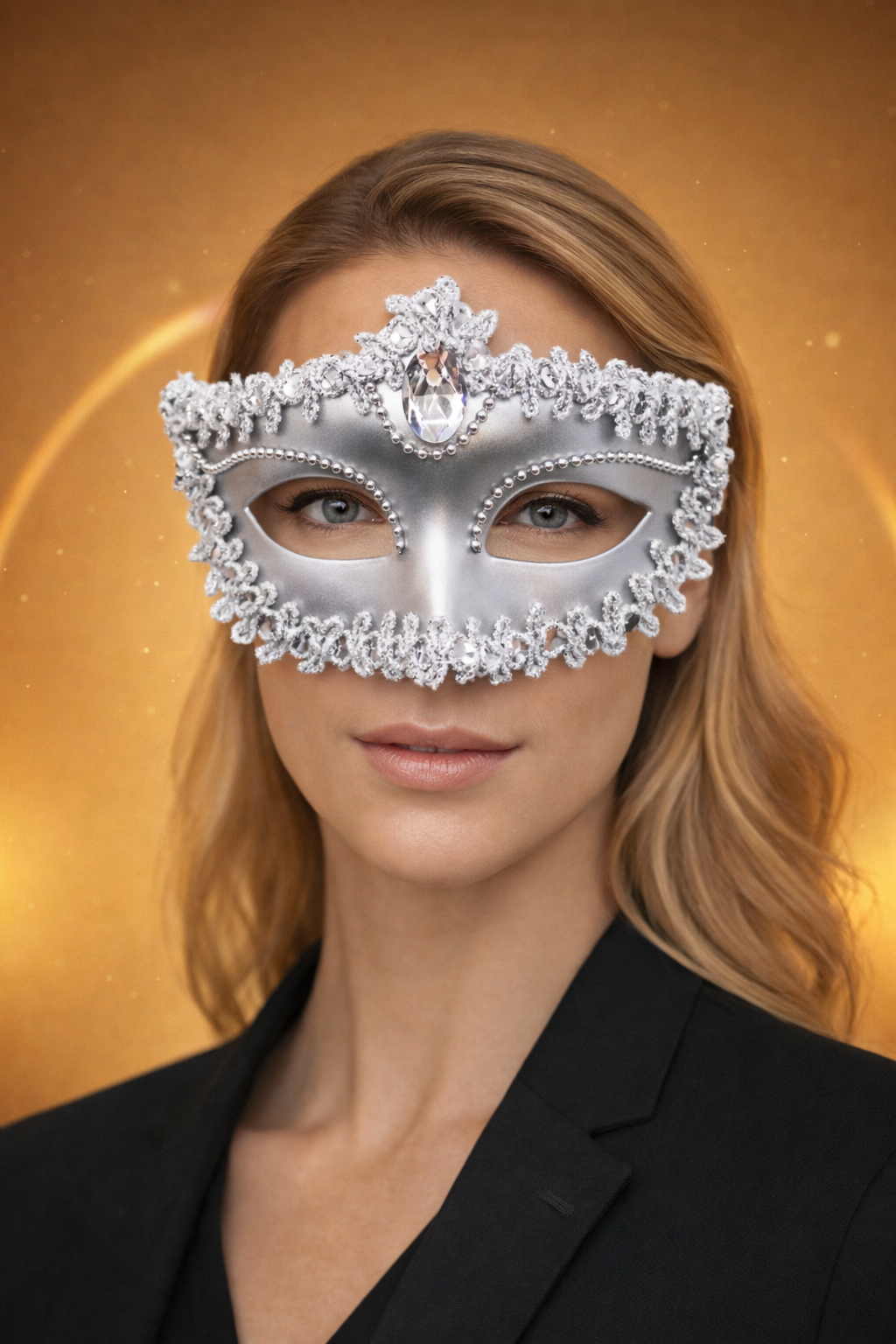 Masque Vénitien | La Sérénité Argenté