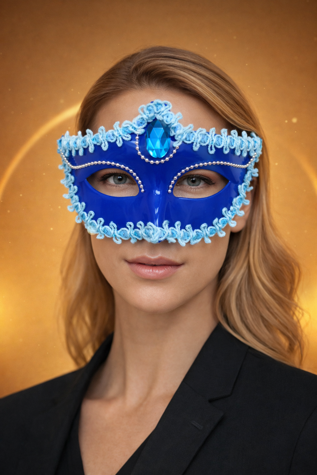 Masque Vénitien | La Sérénité Bleu
