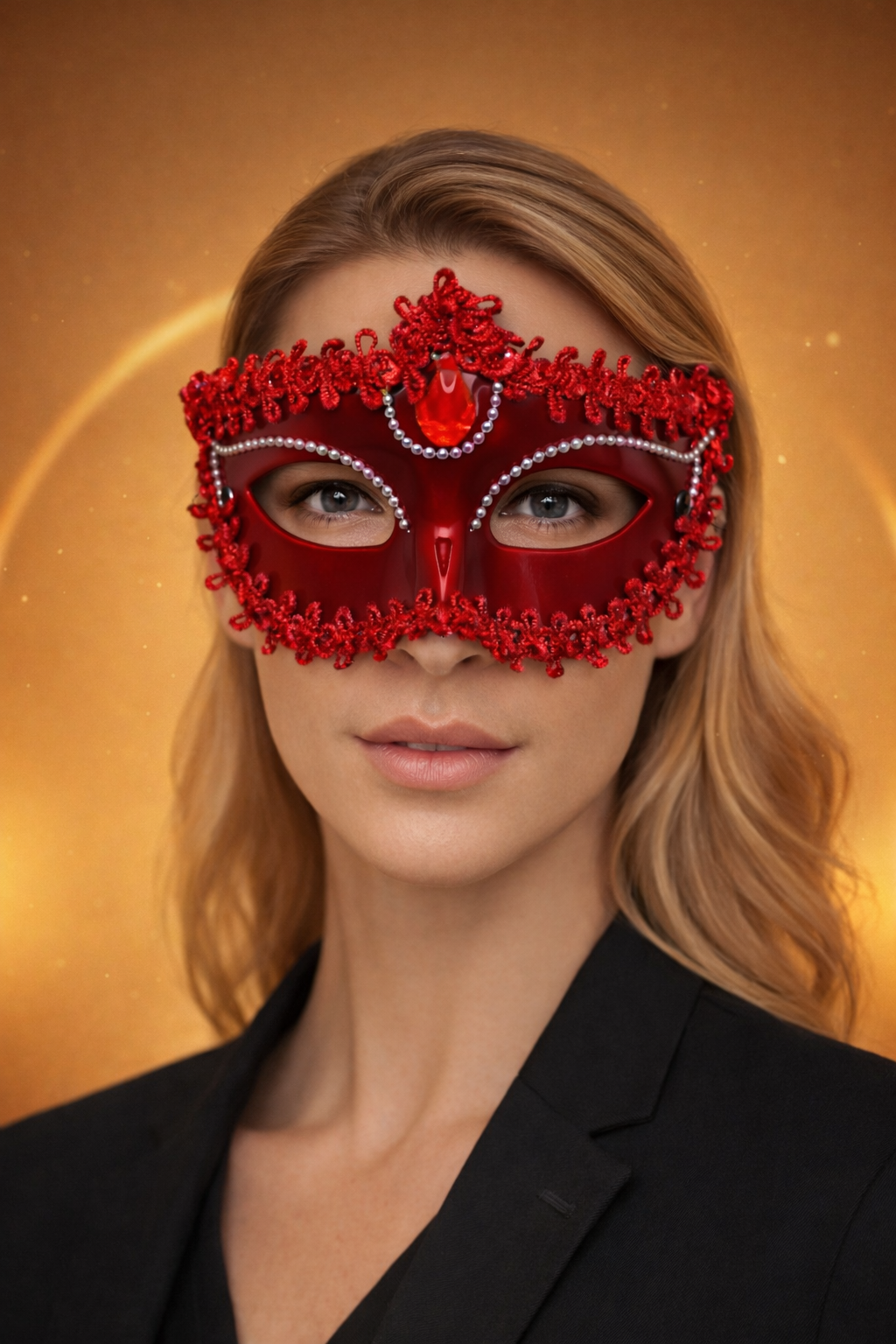 Masque Vénitien | La Sérénité Rouge