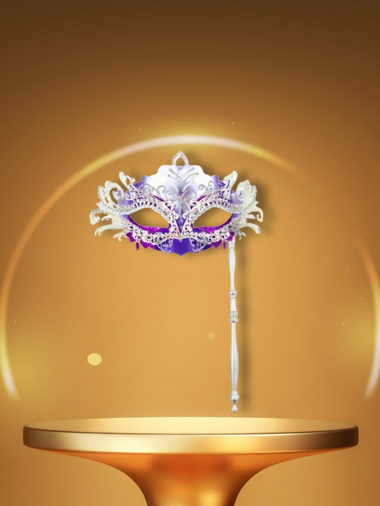 Masque Vénitien | L'Instinct Blanc Violet