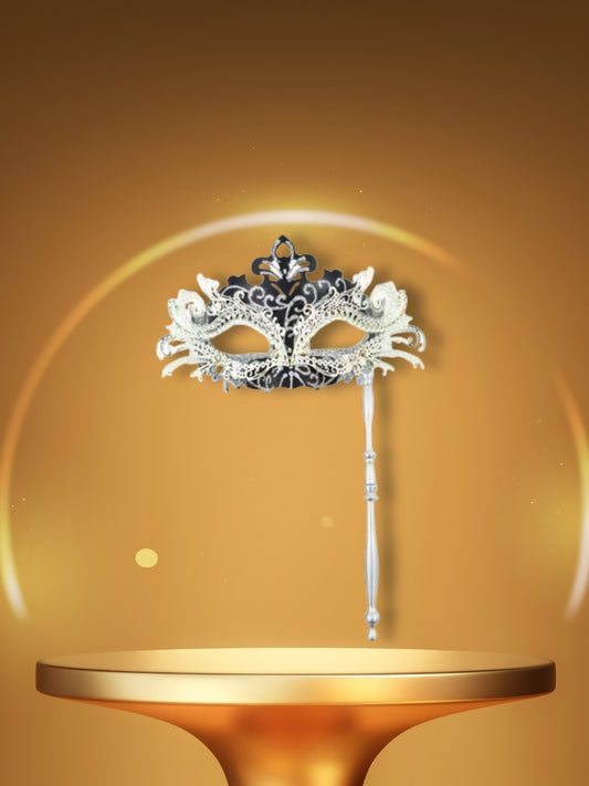 Masque Vénitien | L'Instinct Noir Blanc