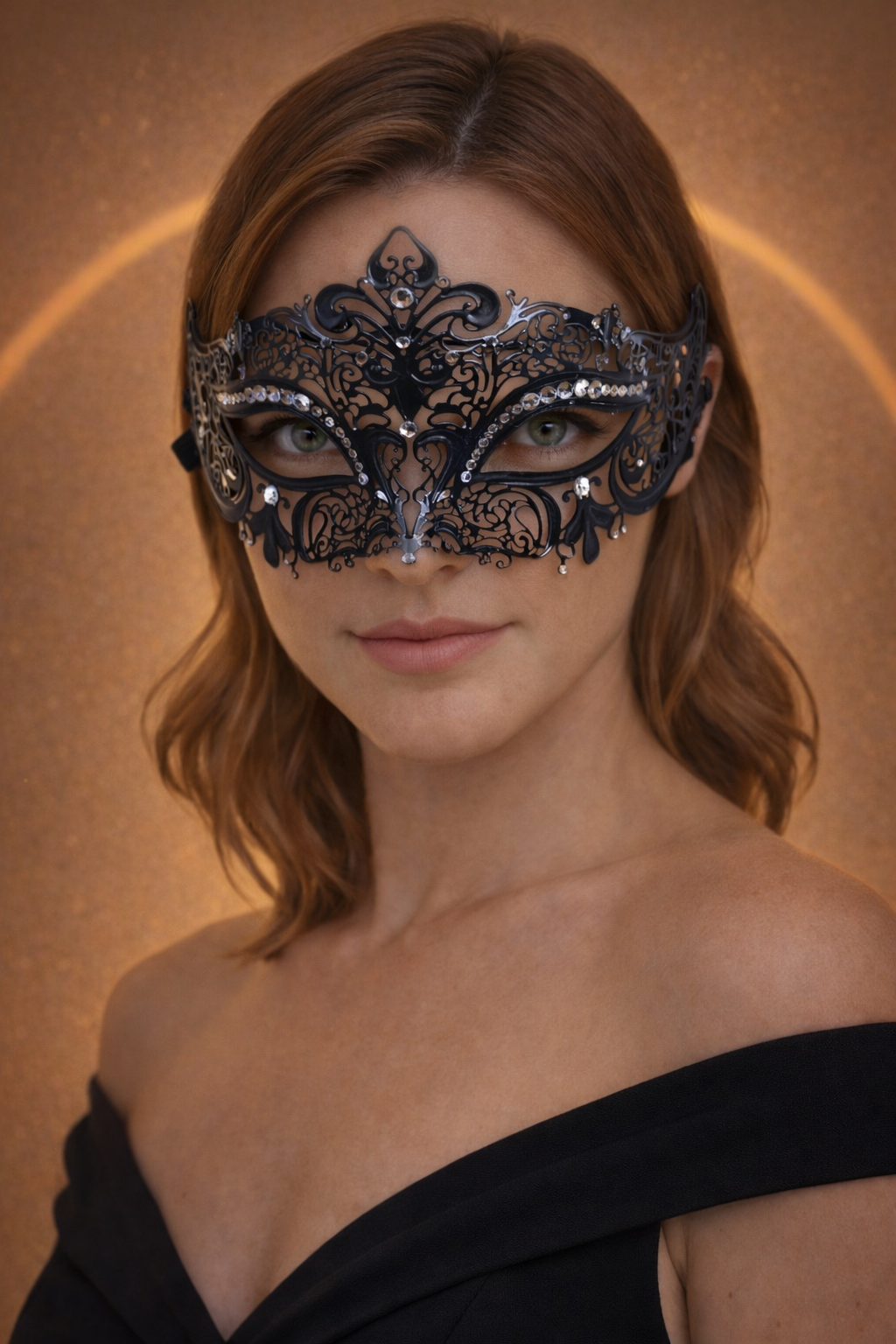 Masque Vénitien | Le Royal Noir Blanc