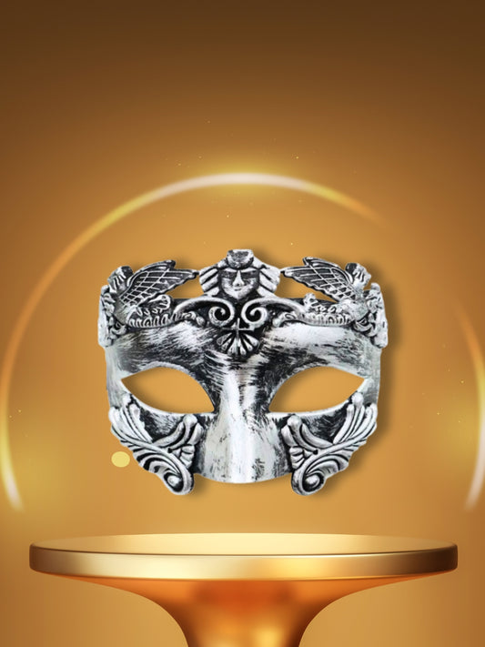 Masque Vénitien | Le Grec Argenté Usé