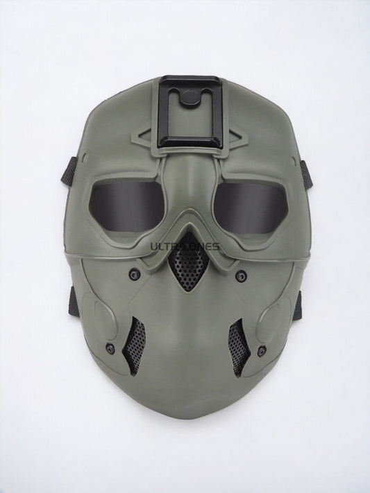 Masque Airsoft | Le Cyborg<br>Gris Foncé