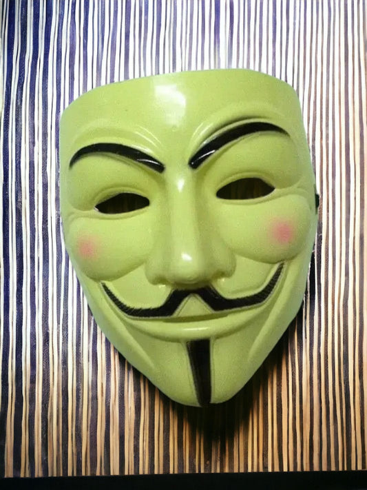 Masque Anonymous<br>Jaune Matt