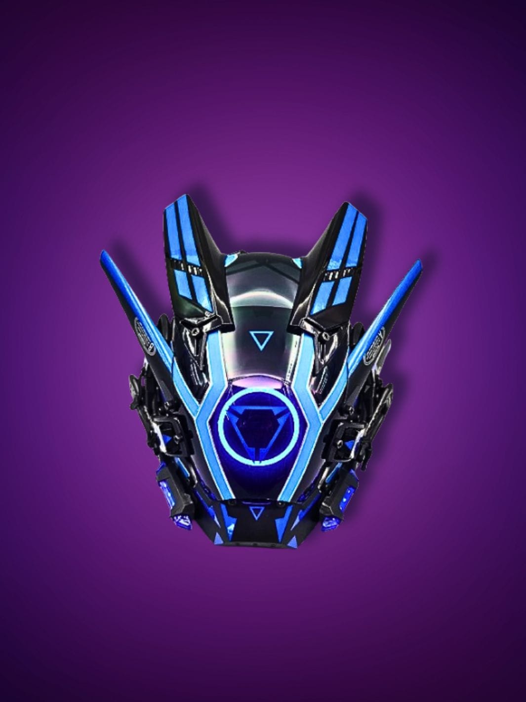 Masque Cyberpunk<br>Bleu