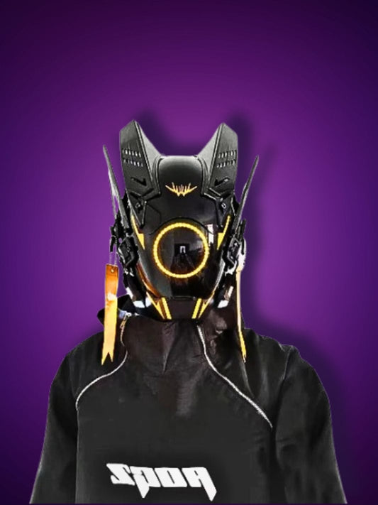 Masque Cyberpunk<br>Jaune