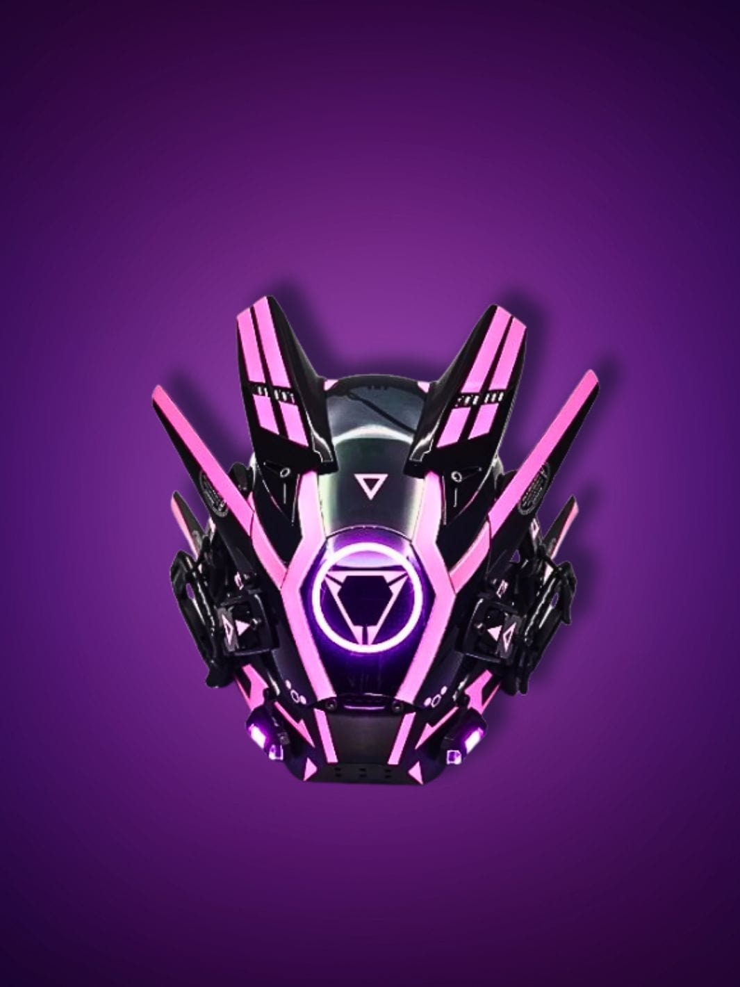 Marikito Masque Punk Pour Homme, Casque Futuriste, Design Fantôme à Quatre Colonnes, Masque De