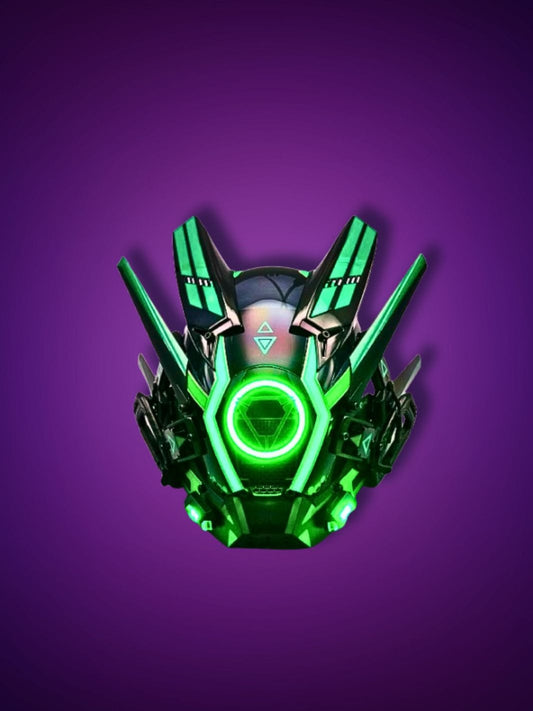 Masque Cyberpunk<br>Vert