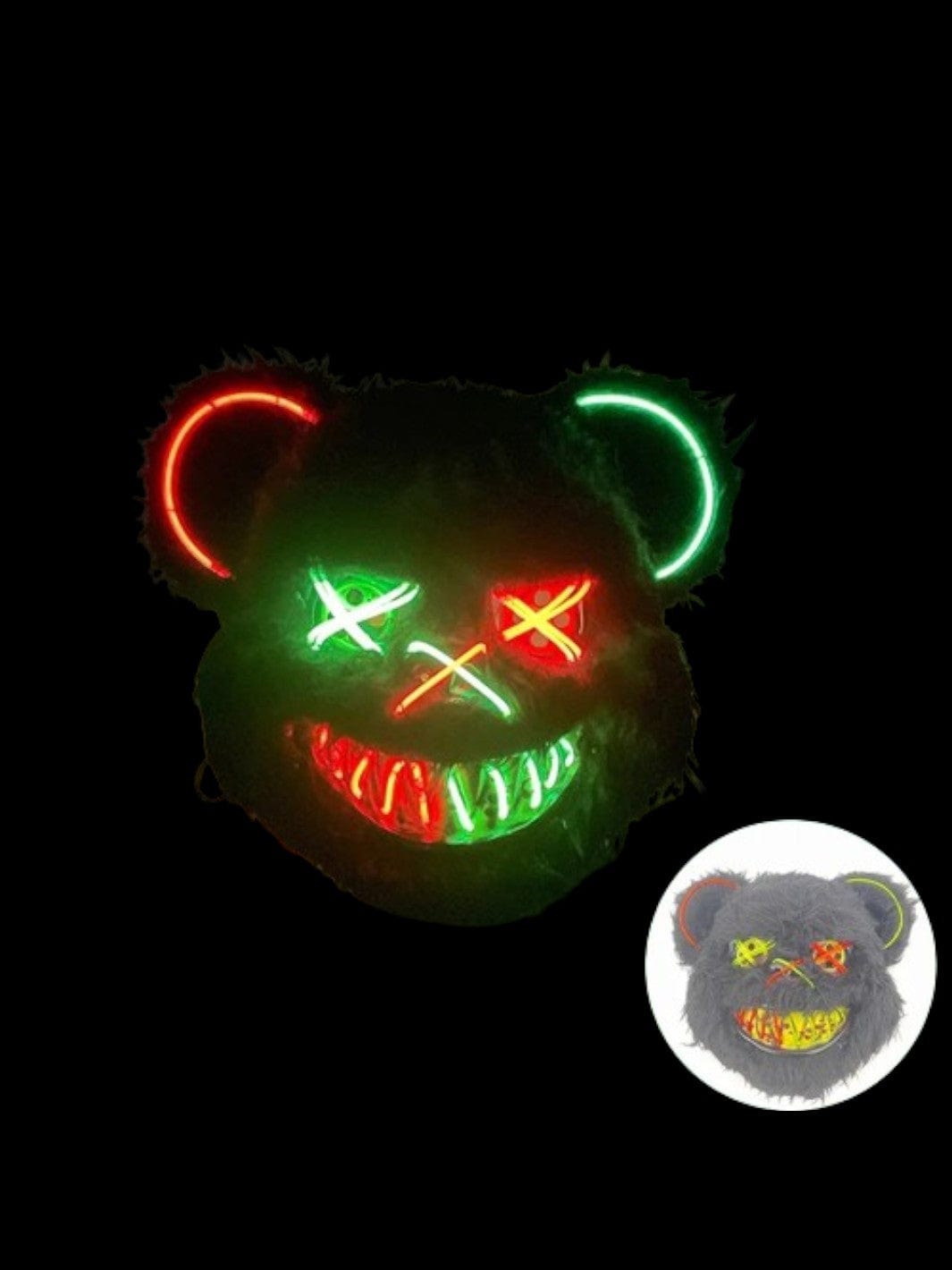 Obscurification Mask Led Mask | Obscurio Red/Green – L'Univers Masqué