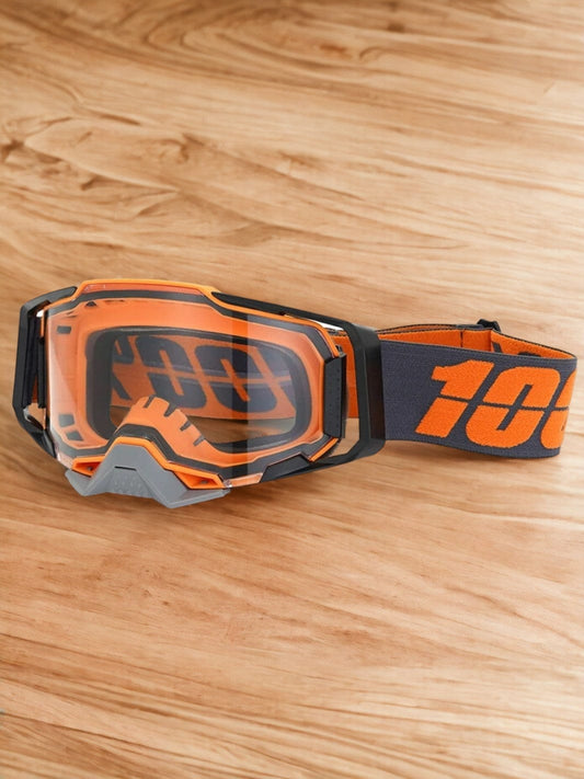 Masque Moto Cross | 100%<br>Orange