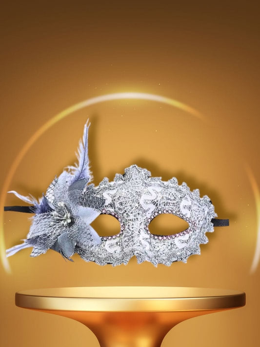 Masque Vénitien | Le Charmeur<br>Argenté