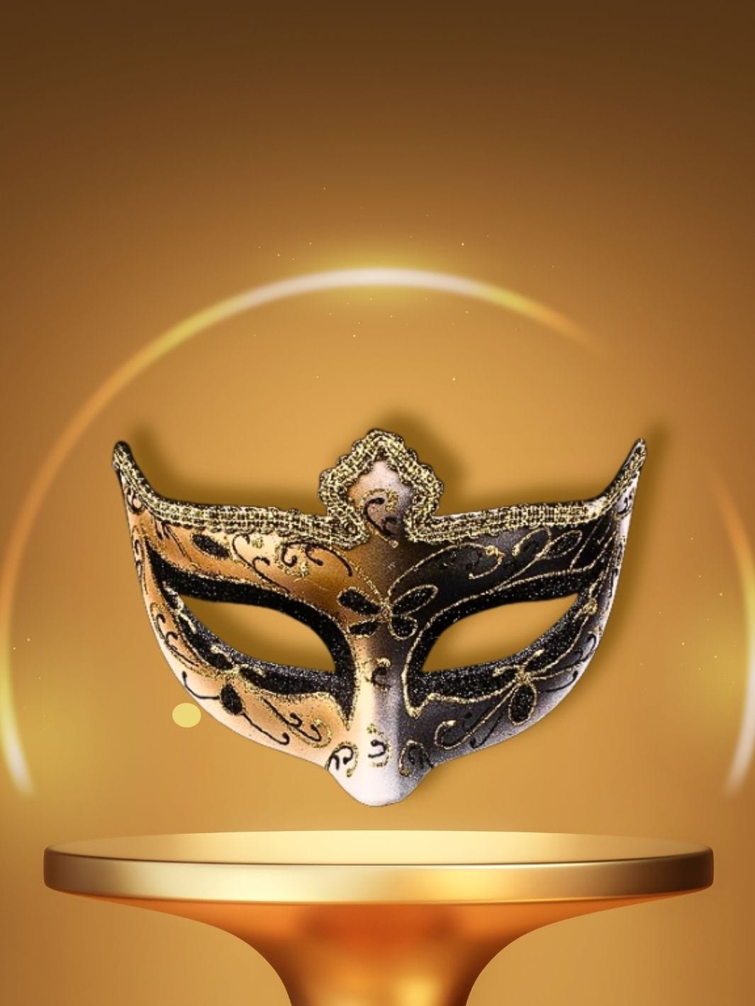 Masque Vénitien | Le Distingué Noir – L'Univers Masqué