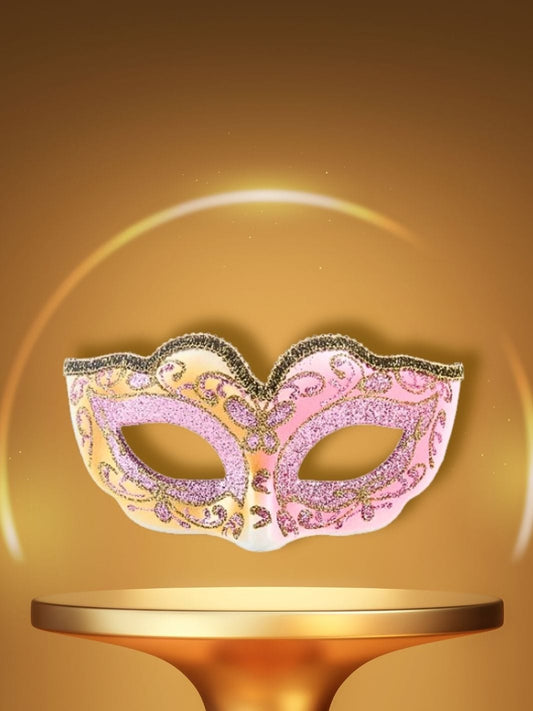 Masque Vénitien | Le Distingué<br>Rose Clair